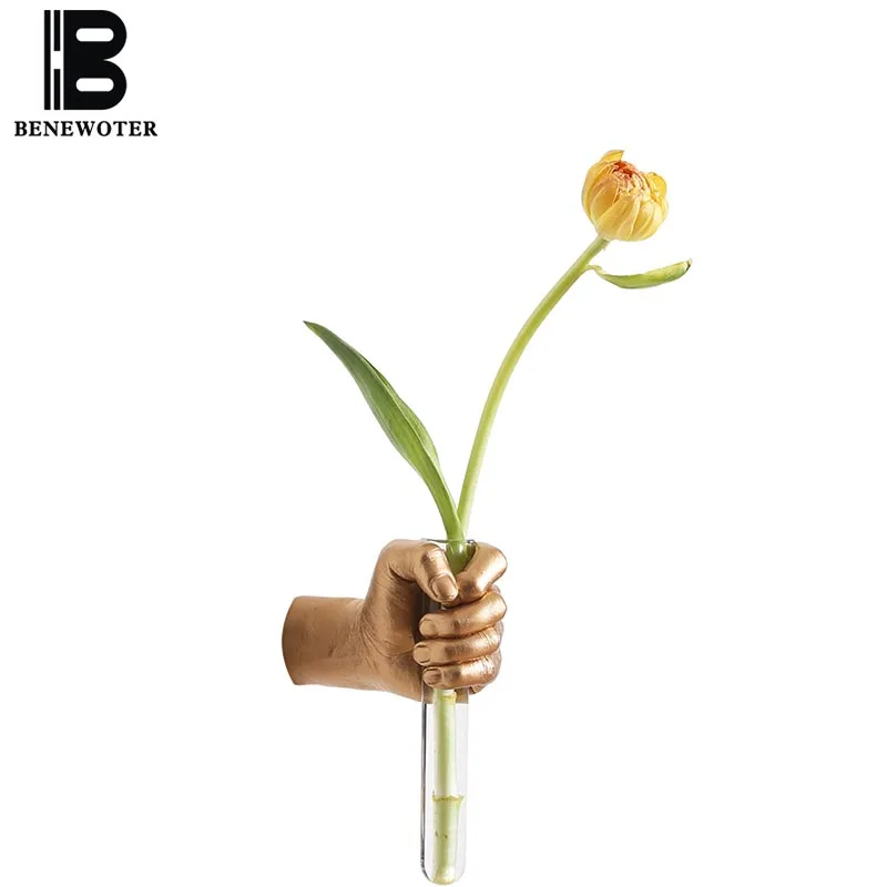 

Creative Transparent Glass Wall Vase Hydroponics Plant Pot Planter Home Living Room Restaurant Bar Wall Decor Hanging Flower Pot