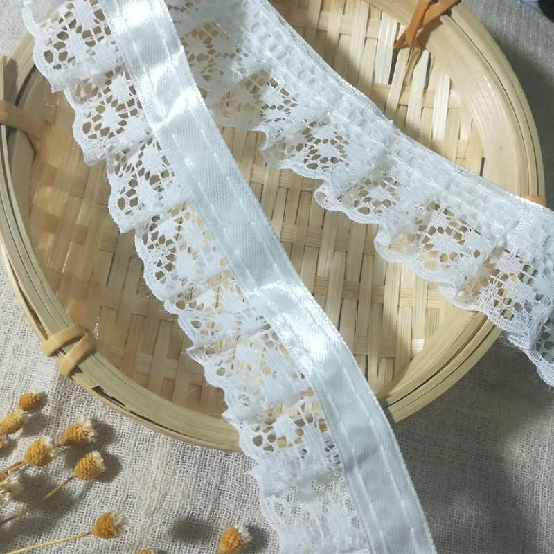 1 Размер Высококачественная кружевная ткань 3 см гипюр ремесла вышивка швейной