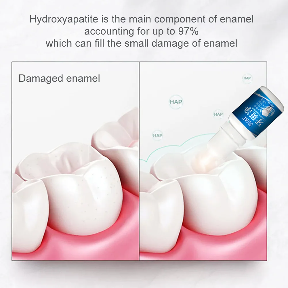 

Teeth Whitening Essence Reduce Teeth Stains and Bad Breath Oral Care Teeth Brightening Essence for Healthy Teeth