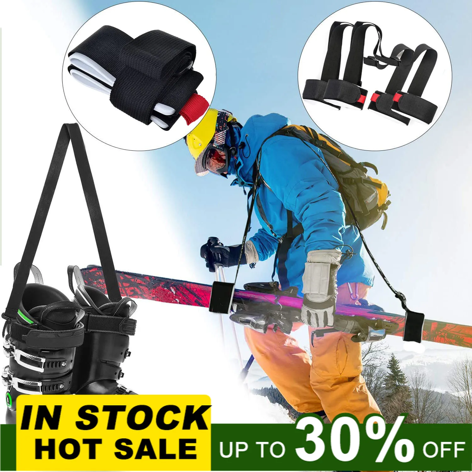 Регулируемый плечевой ремень для катания на лыжах ремни ручек и ресниц защитный