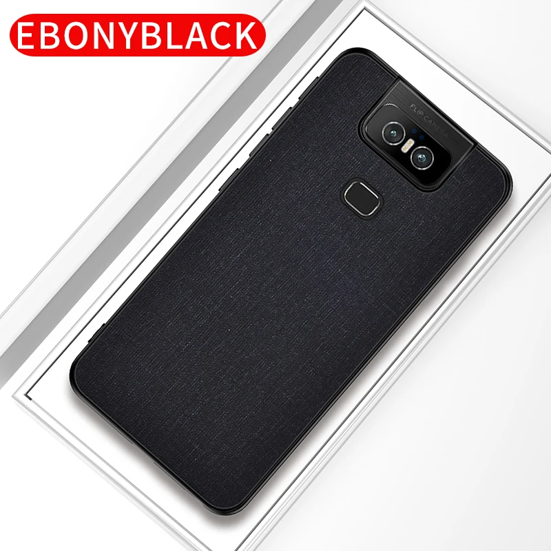 Классический тканевый жесткий чехол из поликарбоната с мягким краем ТПУ для Asus