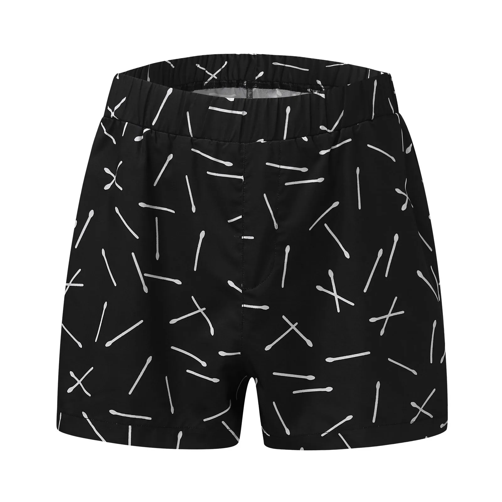 

Casual Suit Men's Beach Style 2-piece Summer Beach Print Short-sleeved Shirt Shorts Suit