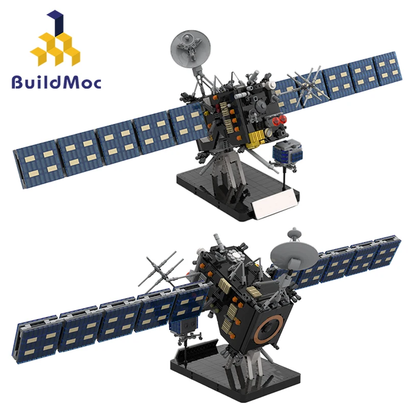 

Ideas City Space Comet Probe Rosetta - Philae Spacecraft Scale 1:12 Model Building Blocks Educational Kids Toys Gift