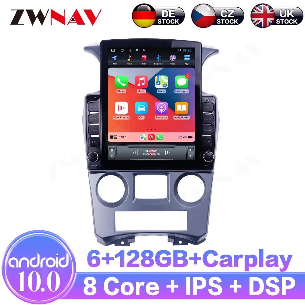 

Android10 6+128G For KIA Caren 2007 - 2011 IPS Touch Screen Receiver Car Multimedia Radio Player GPS Navigation With DSP Carplay