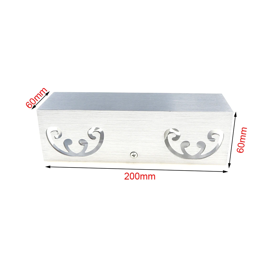 

Nordic 2W 6W Wall Lamp Double batteryfly Aluminum Outdoor Up Down wall lights Modern For home hotel KTV Bar