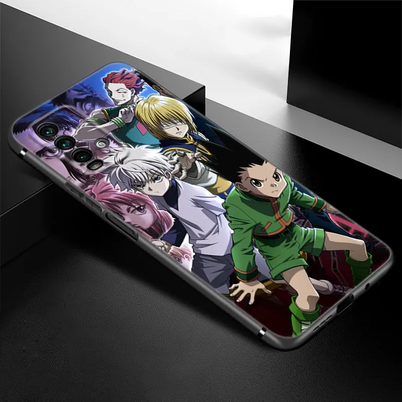 Чехол для телефона в стиле аниме Hunter X Xiaomi Redmi Note 11 10 9 8 T Pro 10S 5G 9A 9C 9S мягкий черный
