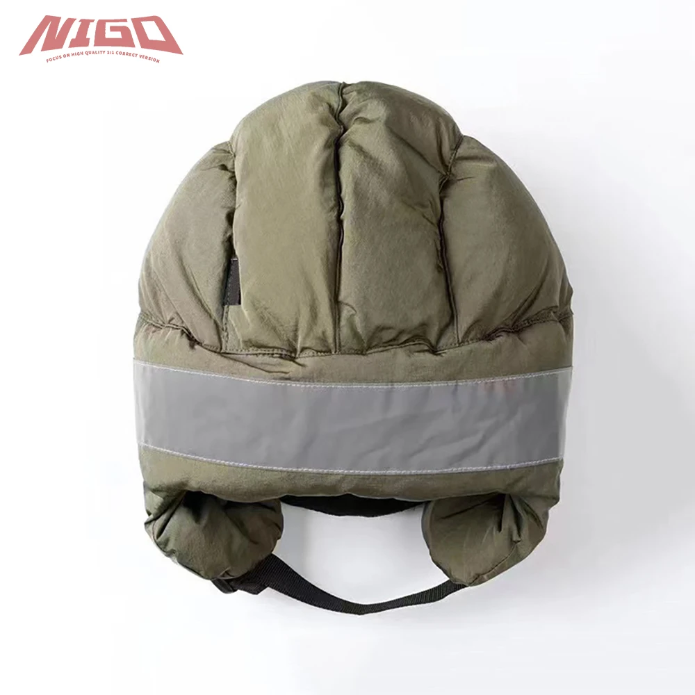 

NIGO MS 21ss Nylon Winter Full Toecap Warm Ear Protection Cap #nigo6156