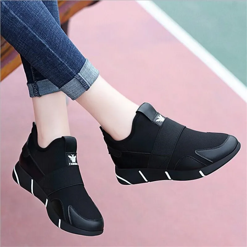 

2020 Women Sneakers Vulcanized Shoes Ladies Casual Shoes Breathable Walking Mesh Flats Large Size Couple Shoes Size 35-42