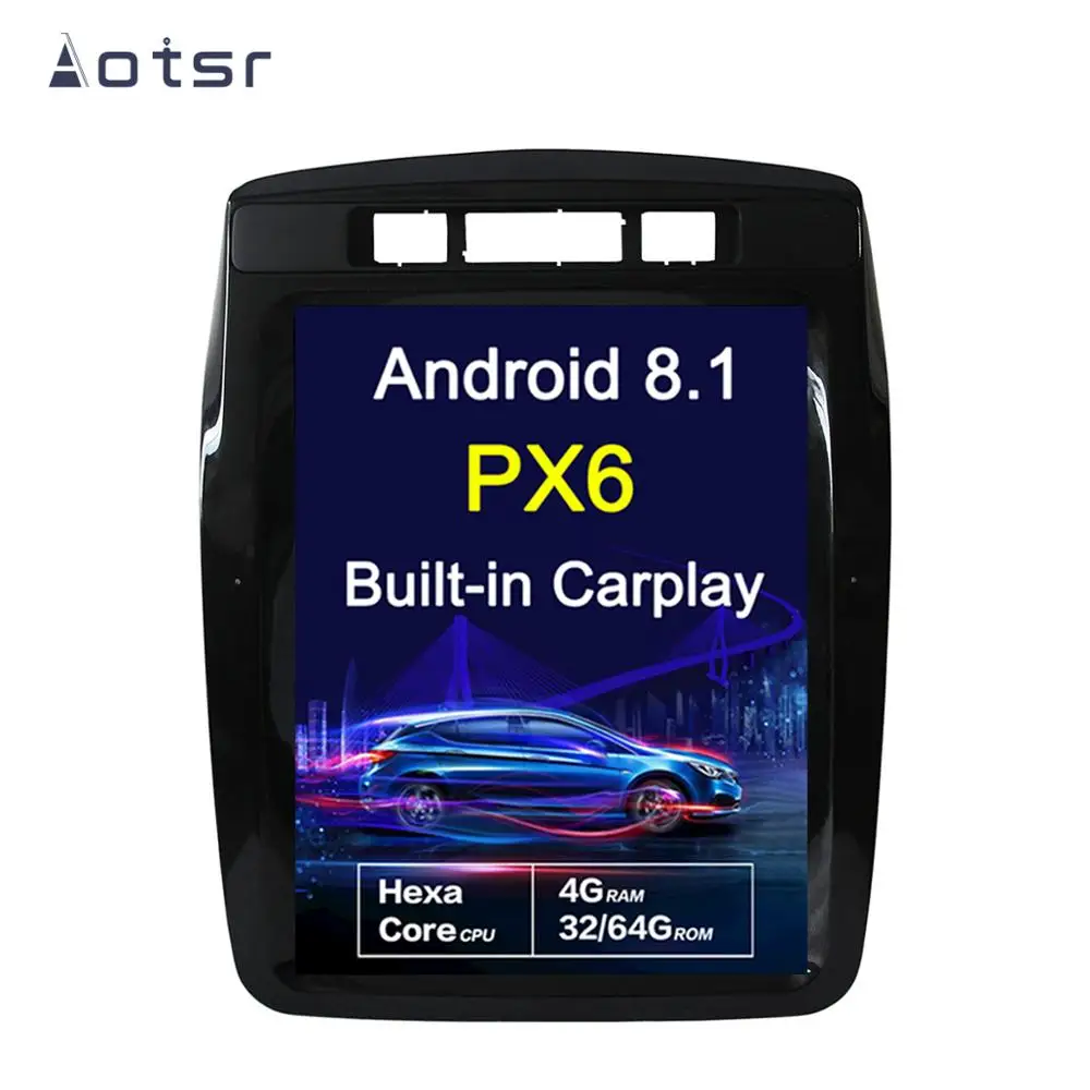 10,4 ”Android 8,1 Tesla стиль автомобиля gps Navi для Volkswagen Touareg 2011 2012 2013 головное устройство мультимедийный плеер радио
