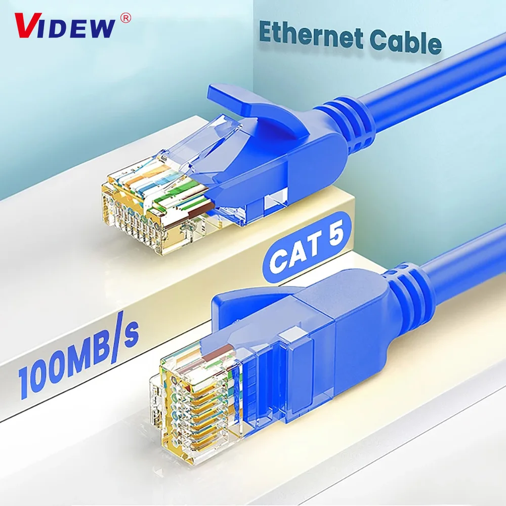Ethernet-кабель Cat5, высокоскоростной сетевой кабель RJ45 для ПК, компьютерный маршрутизатор, проводные кабели для видеозвонка