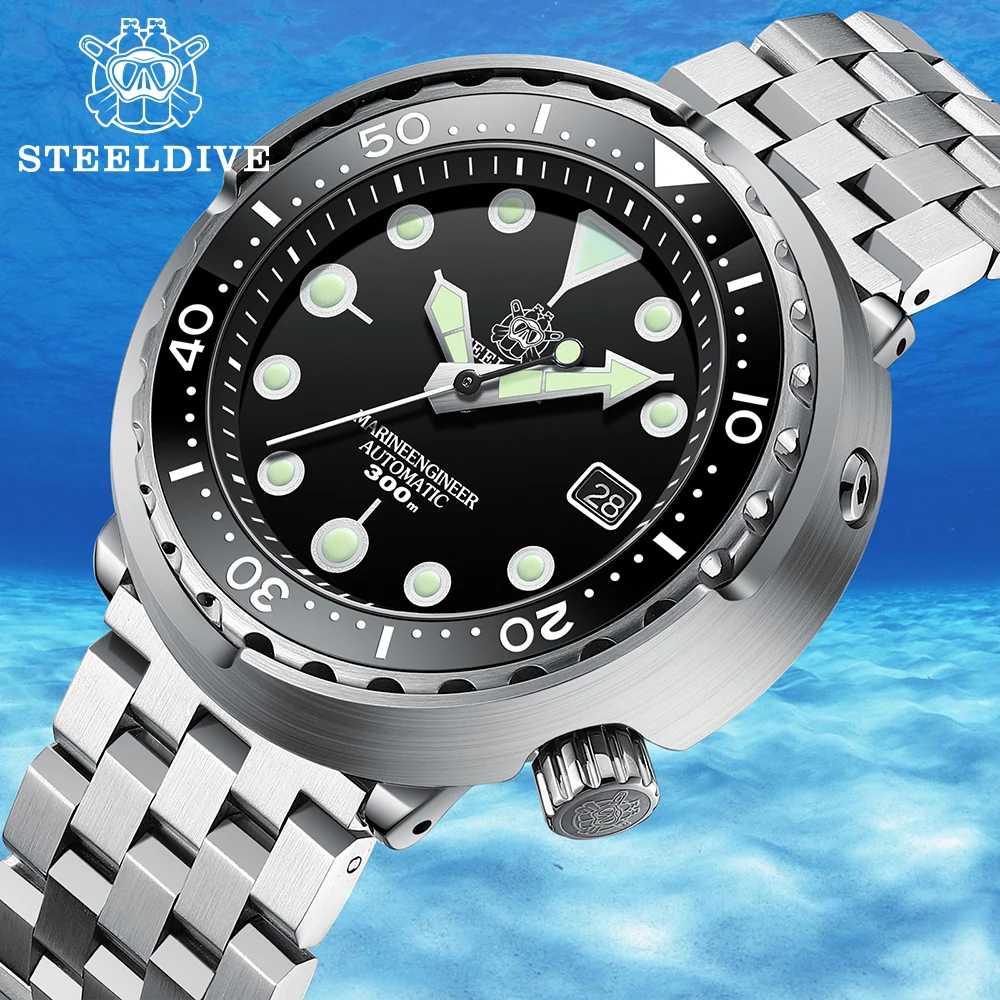 

SD1975 Automatic Mechanical Watches Mens Dive Watch 30ATM 300m Waterproof Stainless Steel Luxury brand high-end watch