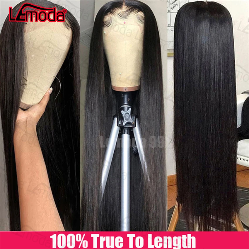 Парики из натуральных волос на кружевной основе Lemoda 4x4 | Шиньоны и парики