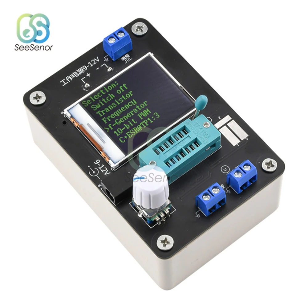 2021 Новый тестер транзисторов GM328A емкость диода ESR измеритель частоты напряжения