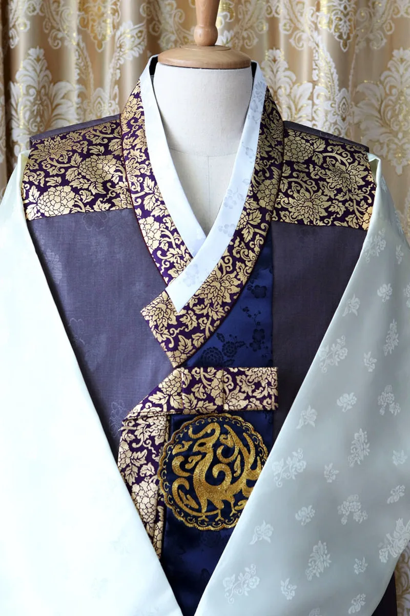 Южная Корея импортный ханбок ткань/корейские последние модели/мужские