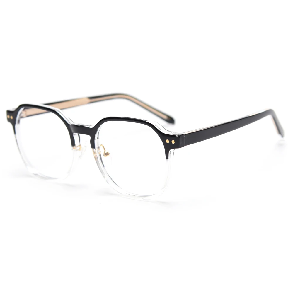 Veshion прозрачные большие женские очки Оптические Черные Серые Ретро квадратные