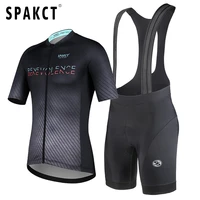 spakct mens cycling set pro team cycling jersey bib shorts mtb bicycle suit shorts male breathable elastic bicycle clothing
