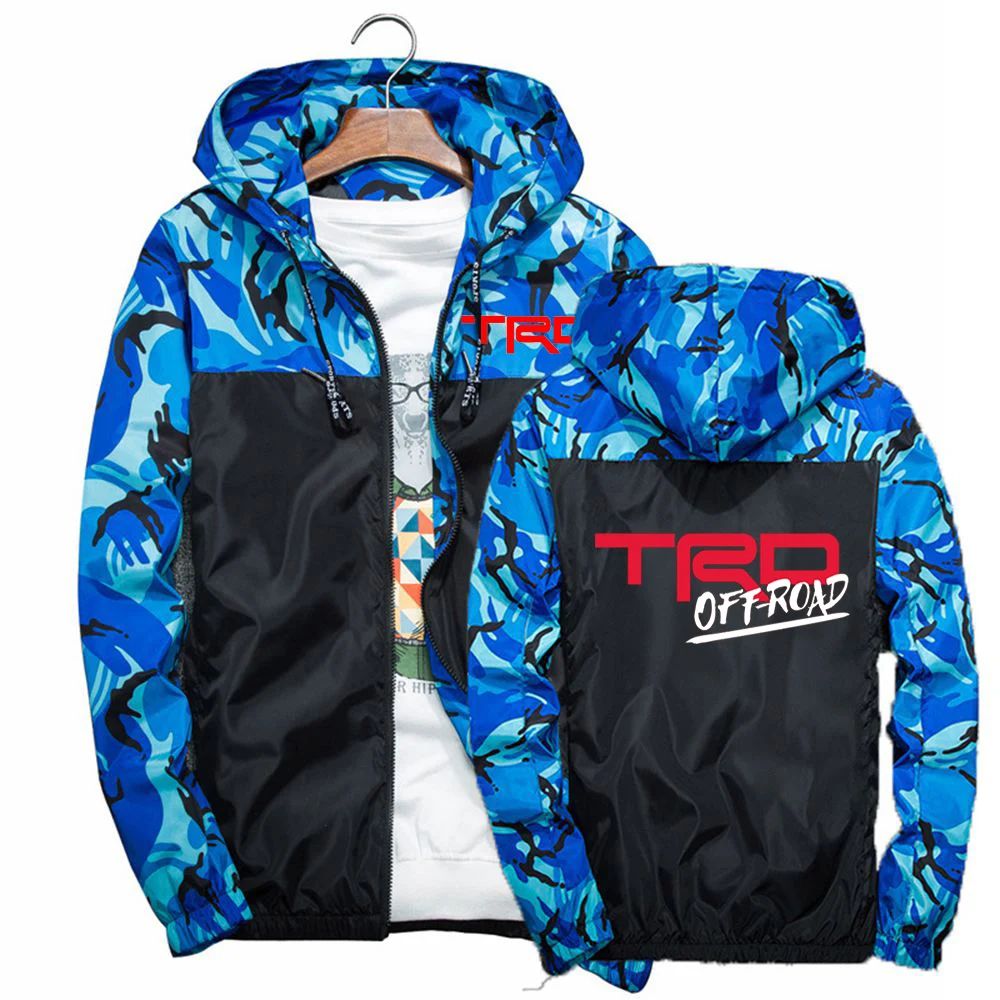 

Ветровка унисекс, Спортивная унисекс куртка для Toyota Trd, приталенная, с капюшоном, в стиле Харадзюку, весна-осень