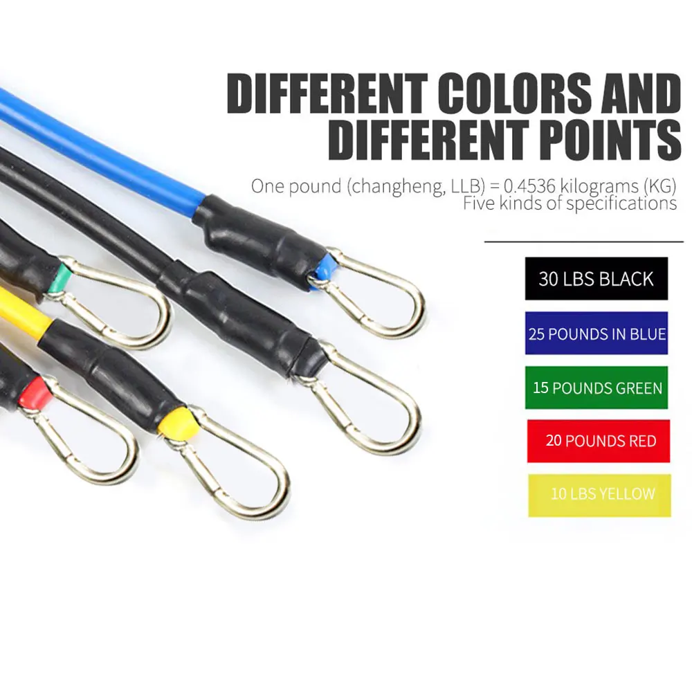 Набор эспандеров 12 шт. эластичная резиновая лента для занятий йогой и