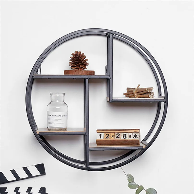 Кованая железная стойка для хранения в скандинавском стиле креативные настенные