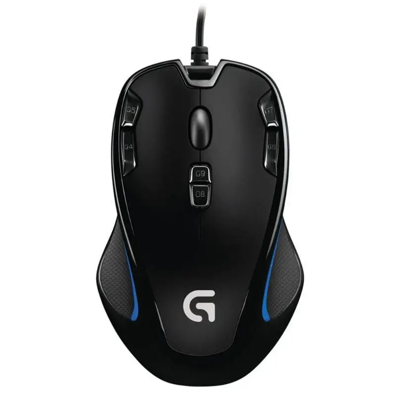 Logitech G300s оптическая игровая мышь для обеих рук USB Проводная 9 программируемая 2500