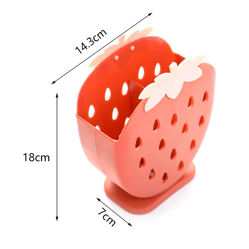 Держатель для палочек и ложек в виде клубники|Полки держатели| |