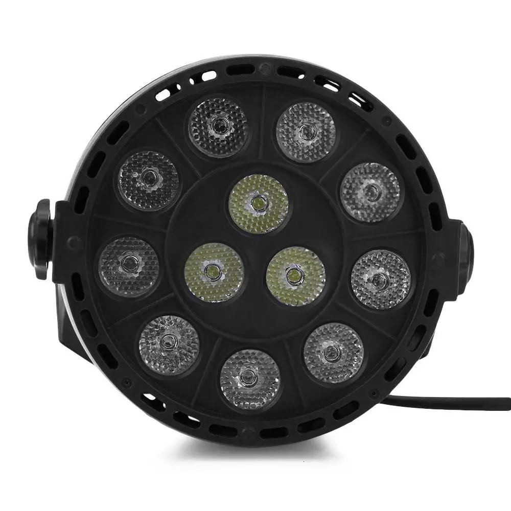 10 шт. Портативный Мини светодиодный сценический свет 18 LED PAR-прожектор со
