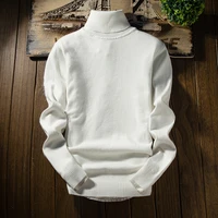 lincici men s sweater knitwear turtleneck long sleeve thermal slim fit hoodies casual solid color base shirt men
