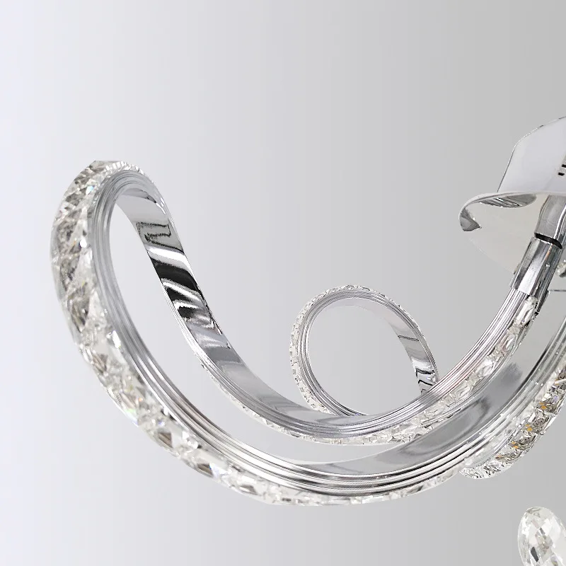 

New LED Ceiling Lights Fixture Flowers Crystal Decor plafonnier led Living Room Bedroom modern Home Lighting WF102007