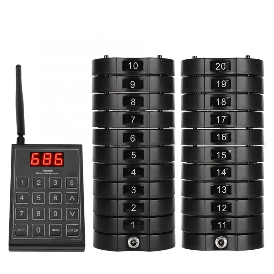 Пейджер для ресторана 668 S беспроводной пейджер гостевых клиентов с функцией