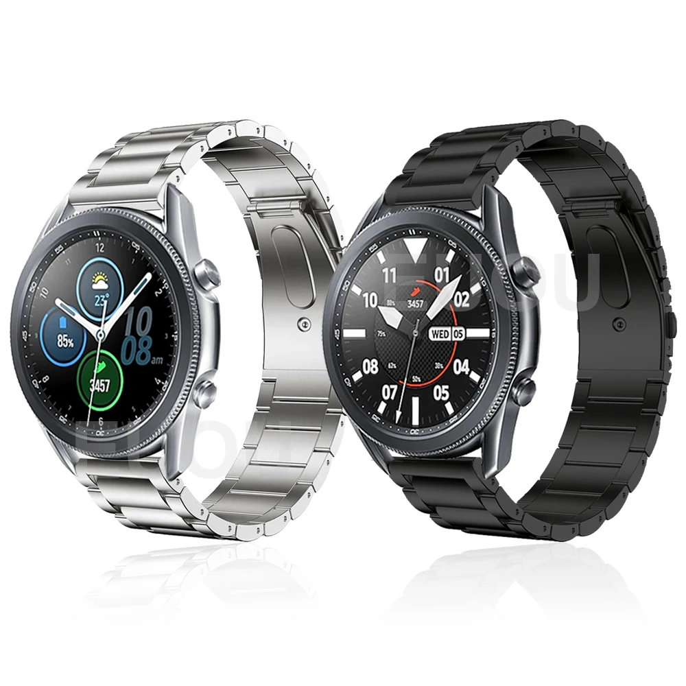 

Ремешок титановый для Samsung Galaxy Watch 3 45 мм/Galaxy Watch 46 мм/Gear S3, металлический браслет для смарт-часов