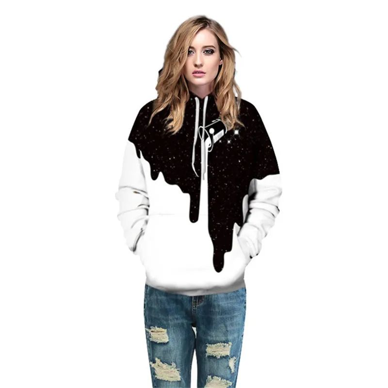 

Hot Selling Digital Printed Milk Cup Versatile 3D Hoodie Couple Wear Plus-sized Baseball Uniform