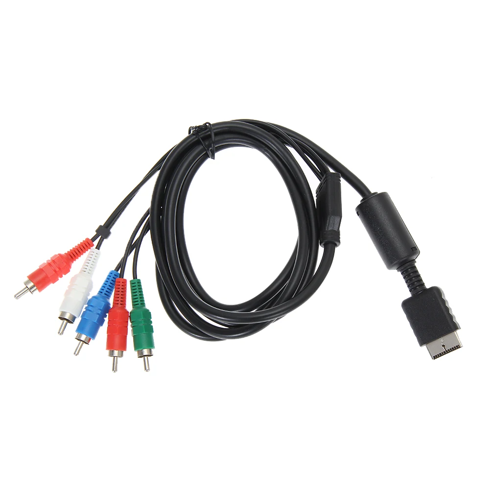 1.8m/6FT HDTV AV Audio Video Cable A/V Component Cord Wire Slim Game Adapter For Sony PlayStation 2 3 PS2 PS3 |
