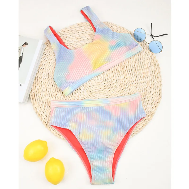 

Shiny Fabric Sexy Print Beach Bikinis Set Women's Swimwear Push Up Swimsuit Female Bathing Suits Bikini Girls Pool Swimming Suit