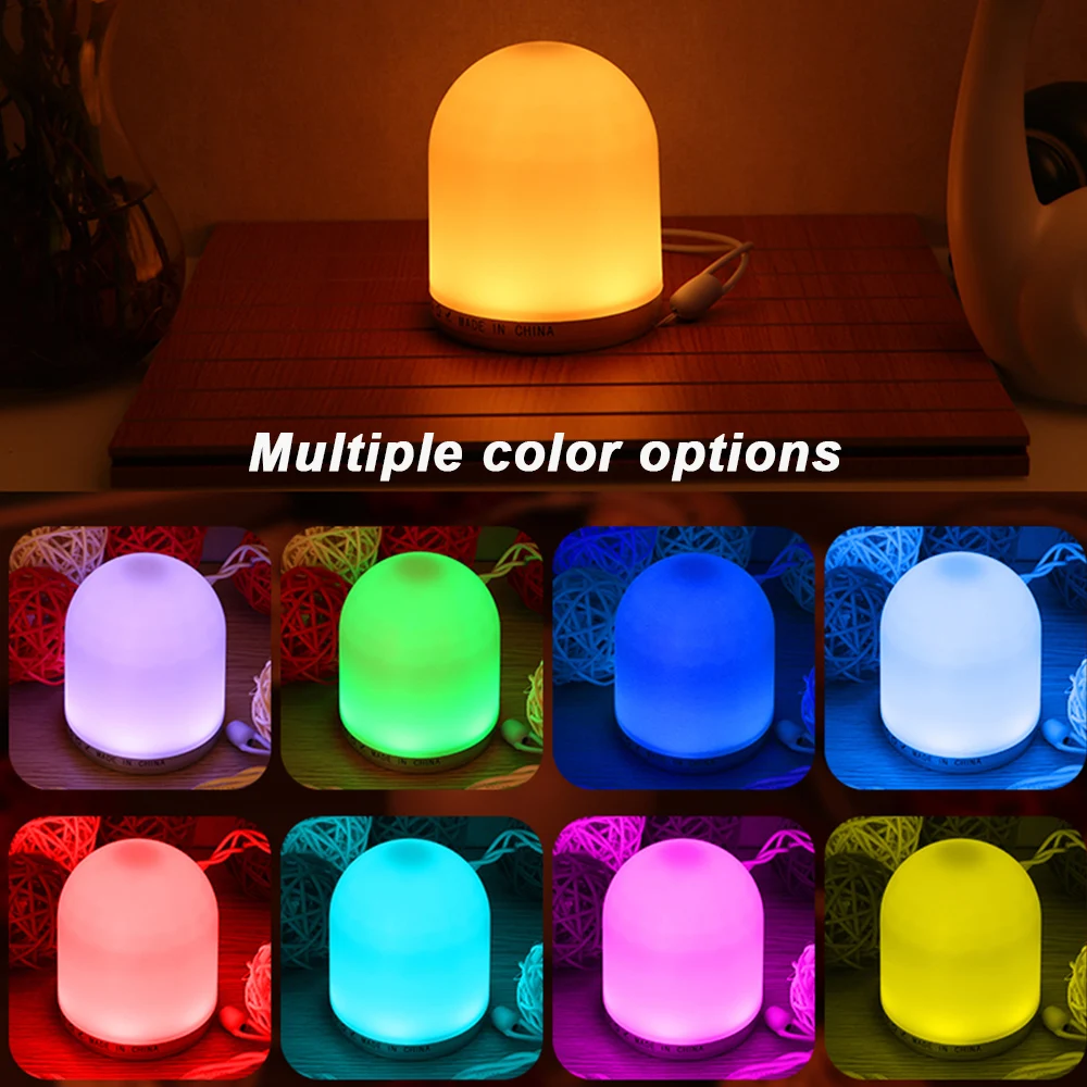 RGB цветной маленький Ночной светильник меняющий цвет ночная лампа с