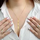 Персонализированное ожерелье MYLONGINGCHARM для мамы, подарок для мамы с именем ребенка, индивидуальный подарок на день Святого Валентина и День Матери