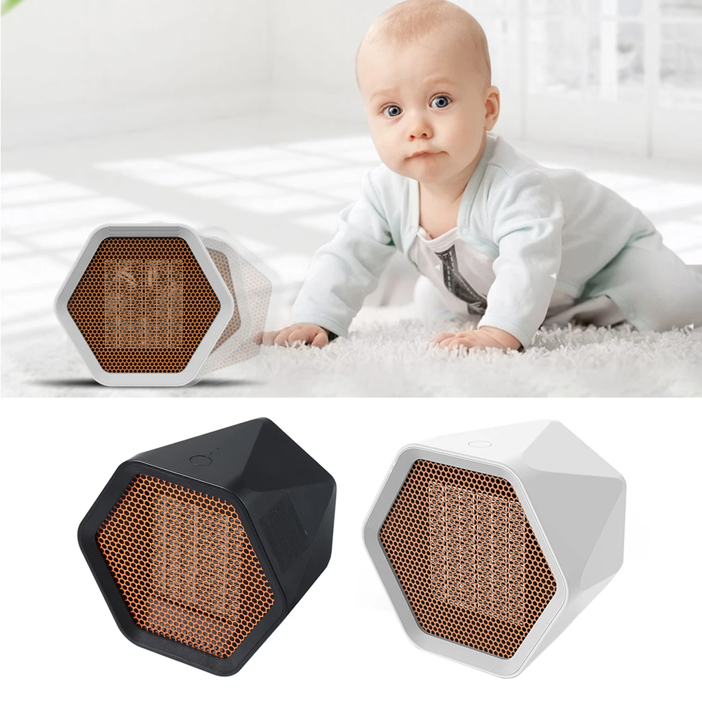 

Fast Heating Electric Handy Air Heater Fan Personal Space Warmer Home Office