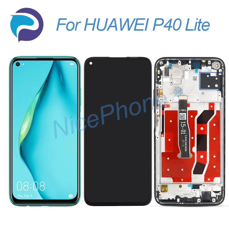 HUAWEI P40 lite ЖК-экран 2310*1080 сенсорный дигитайзер дисплей Замена JNY/L21A/L01A/L21B/L22A/L02A/L22B/LX1 P40 lite LCD