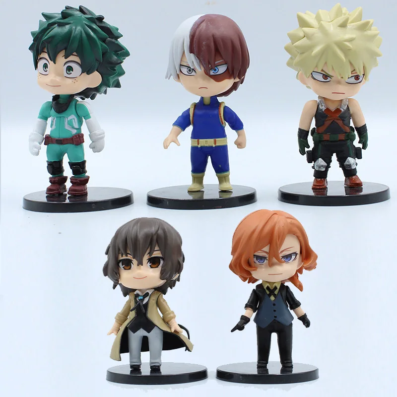 Моя геройская Академия экшн фугура игрушка 5 шт./компл. DEKU Bakugo Katsuki TodorokiShoto 10 см