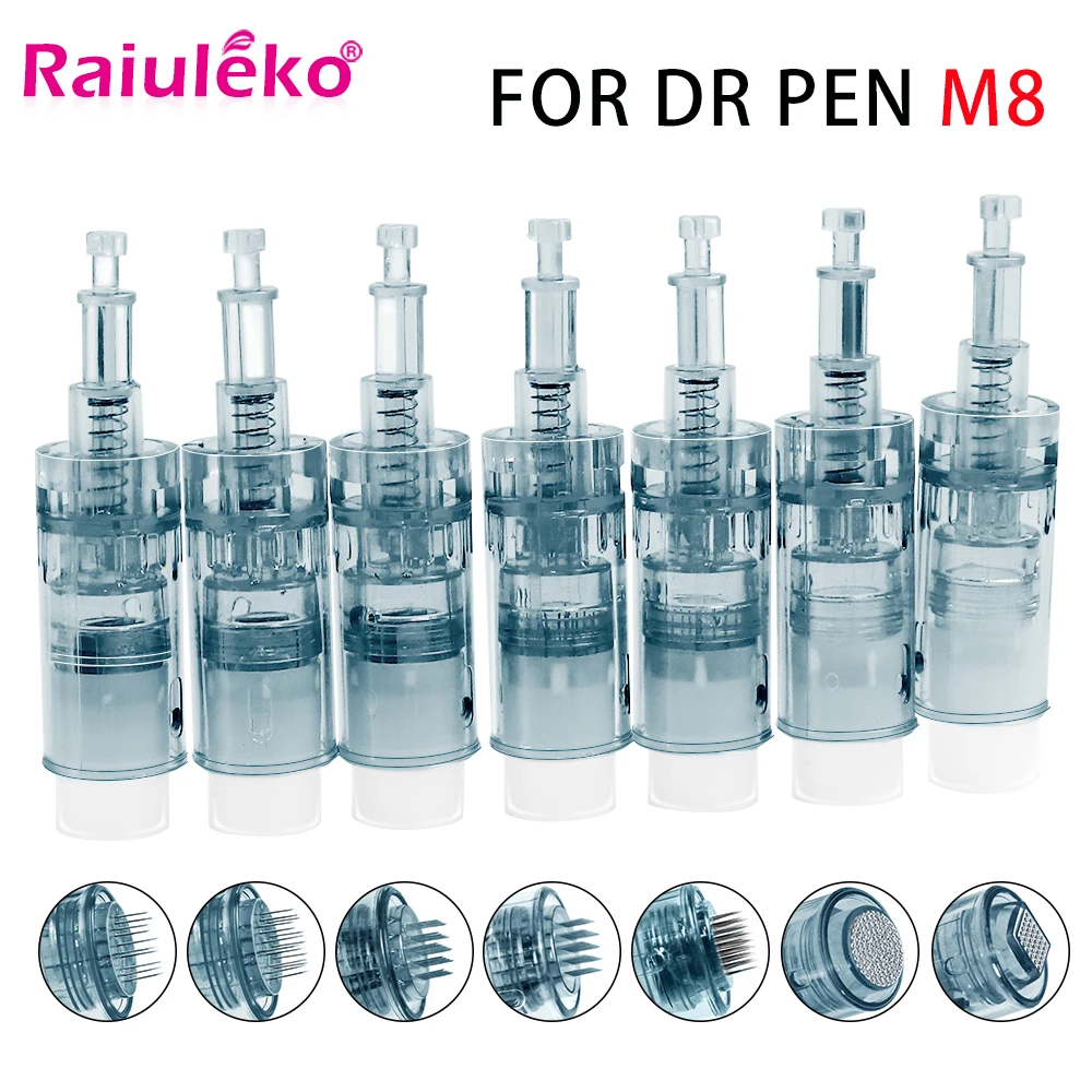 

50/20/10pcs Needle Cartridges For Dr.pen M8 A6s Bayonet Cartridges 11 16 36 42 Nano Needle Micro Skin Needling Tip Derma Stamp