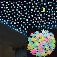 3d stars glow in the dark wall stickers fluorescent wall stickers for kids baby room bedroom home decor party holiday decoration