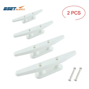 2X нейлоновый низкий плоский зажим, открытый зажим с 2 винтами, Морская Лодка, яхта, веревка, каяк, каноэ, аксессуары для палубы