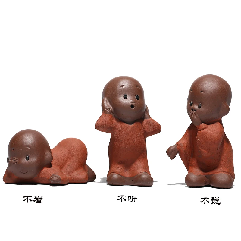 

sand monk tea sometimes small pet toys furnishing articles of handicraft gift character sculpture tea accessories