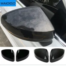 Pair for Audi A3 S3 8V RS3 Side Wing Mirror Covers Caps (Carbon Look) 2017 Replace 2015 2016 2018 2013 2014 2019