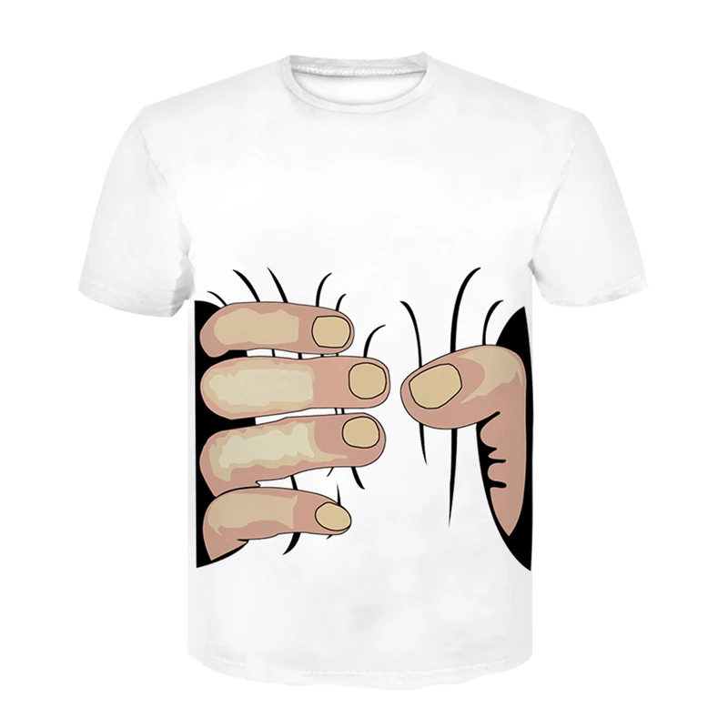 3 d printing leaves short sleeve T-shirt the man cultivate one's morality harajuku hip hop stre | Мужская одежда