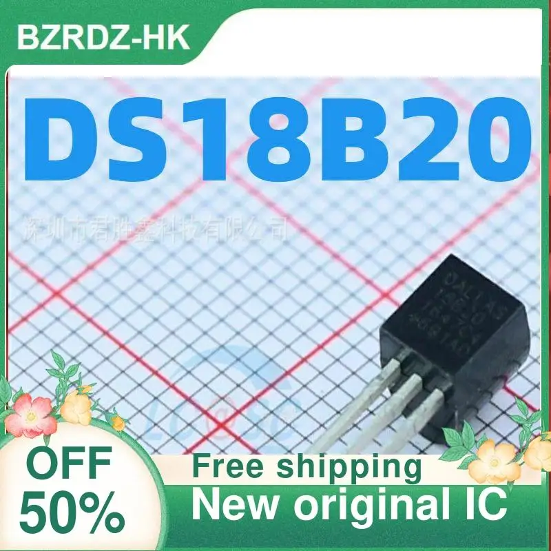 

2-10 шт./лот DS18B20 TO-92 новый оригинальный IC