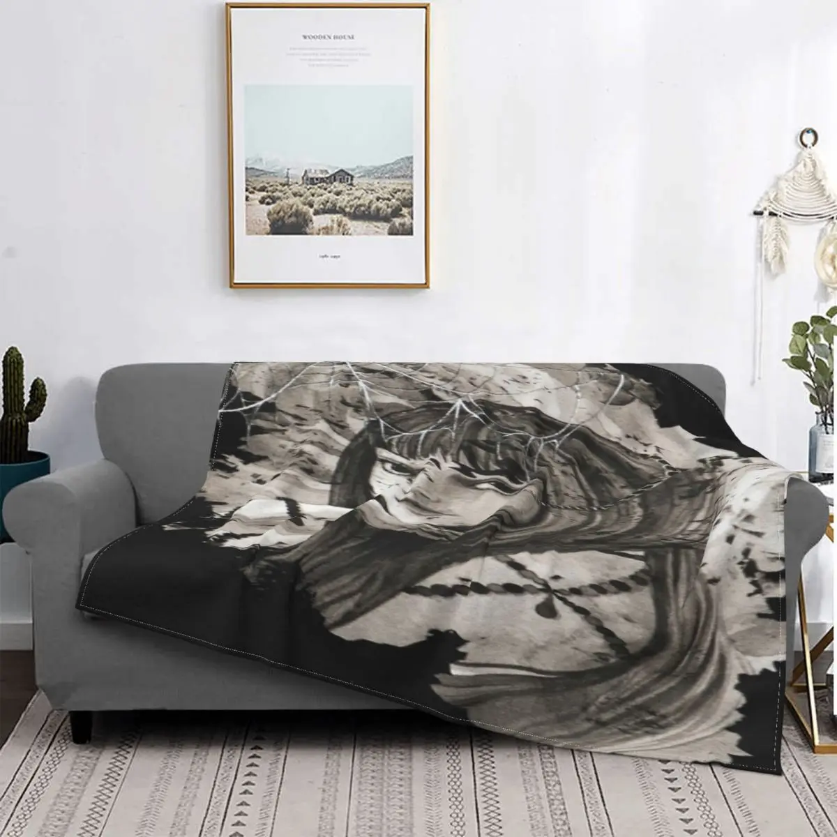 

Tomie-Manta de tela de araña y flores For Baby, colcha a cuadros, edredones para cama, 150 mantas a cuadros