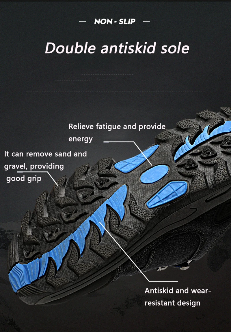 

Autumn/Summer Men's Outdoor Sports Shoes Women Antiskid Mountaineering Footwear Breathable Sneakers Walking Shoes for Couple