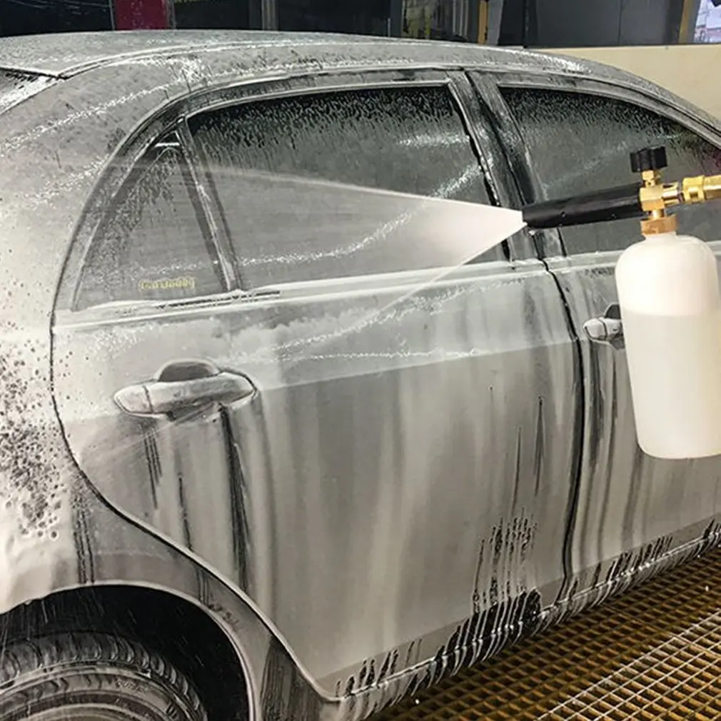 Новая полезная пенная насадка для мытья под давлением пистолет мыльной бутылки с