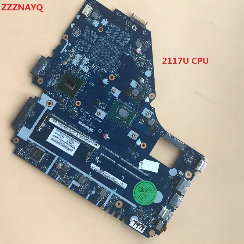 Материнская плата для ноутбука ZZZNAYQ NBMEQ11002 NB.MEQ11.002 для Acer Aspire E1-530 E1-570 E1-570G Z5WE1 LA-9535P с процессором 2117U SR0VQ DDR3.
