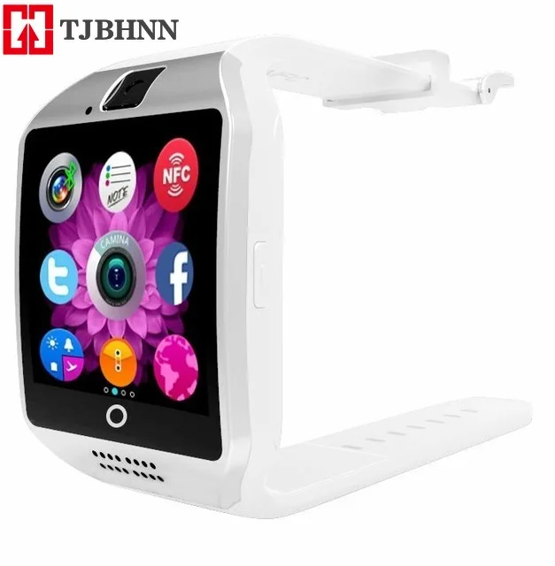 2019 Bluetooth Смарт-часы Q18 сенсорный экран с камерой часы телефон sim-картой слот